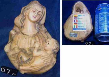 07 PLACA VIRGEN CON NIÑO MARFILINA